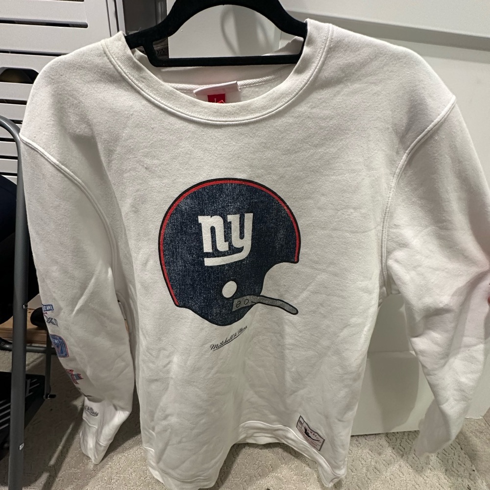 New York Giants Super Bowl History Crew Neck